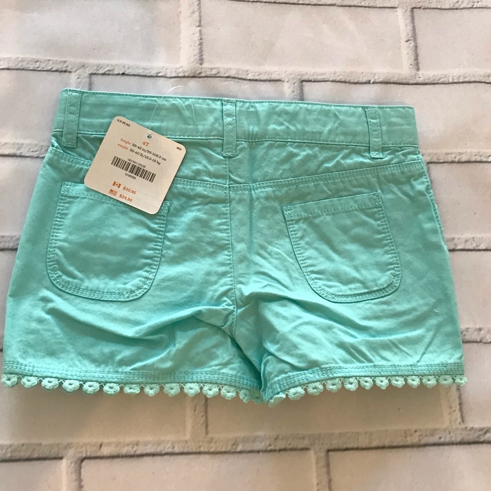 Gymboree Aqua Toddler Girlโs Shorts 4T - Picture 4 of 5